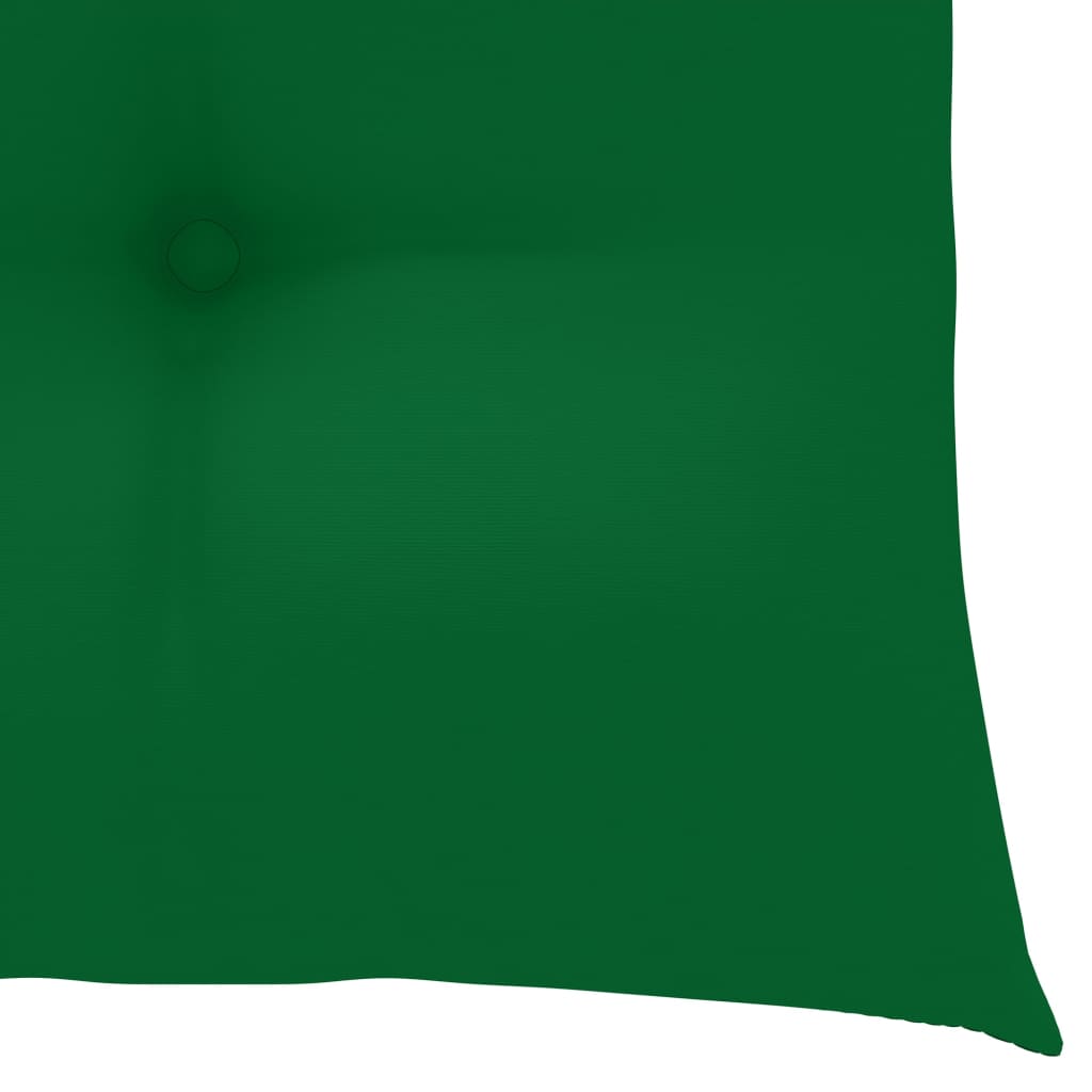 Stoelen Batavia 2 st met groene kussens massief teakhout Tuinstoelen | Creëer jouw Trendy Thuis | Gratis bezorgd & Retour | Trendy.nl