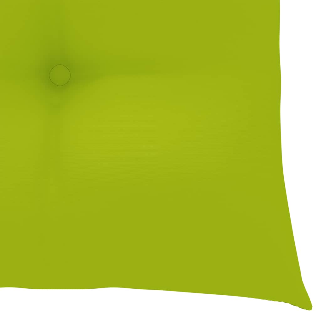 Schommelstoel met heldergroen kussen massief teakhout Tuinstoelen | Creëer jouw Trendy Thuis | Gratis bezorgd & Retour | Trendy.nl