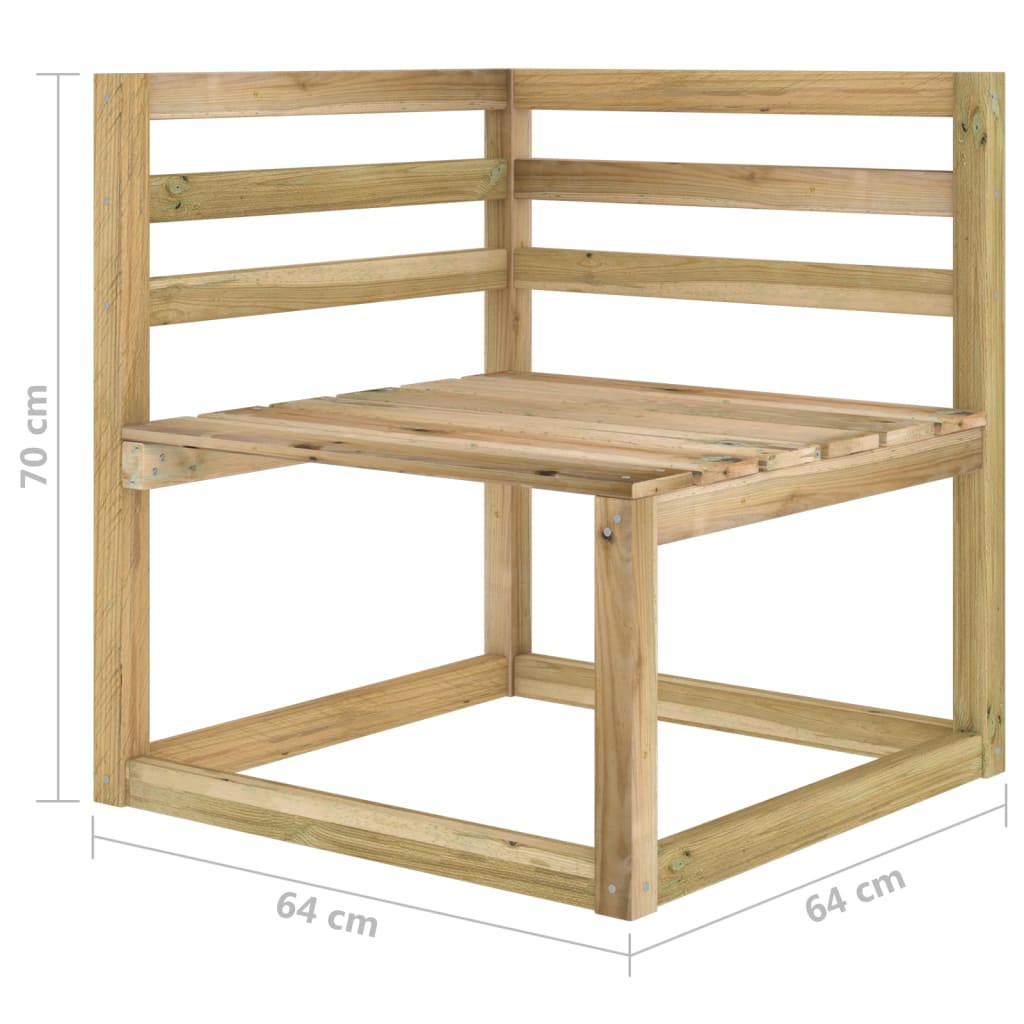 Tuinbank 4-zits met zwarte kussens Tuinsets | Creëer jouw Trendy Thuis | Gratis bezorgd & Retour | Trendy.nl