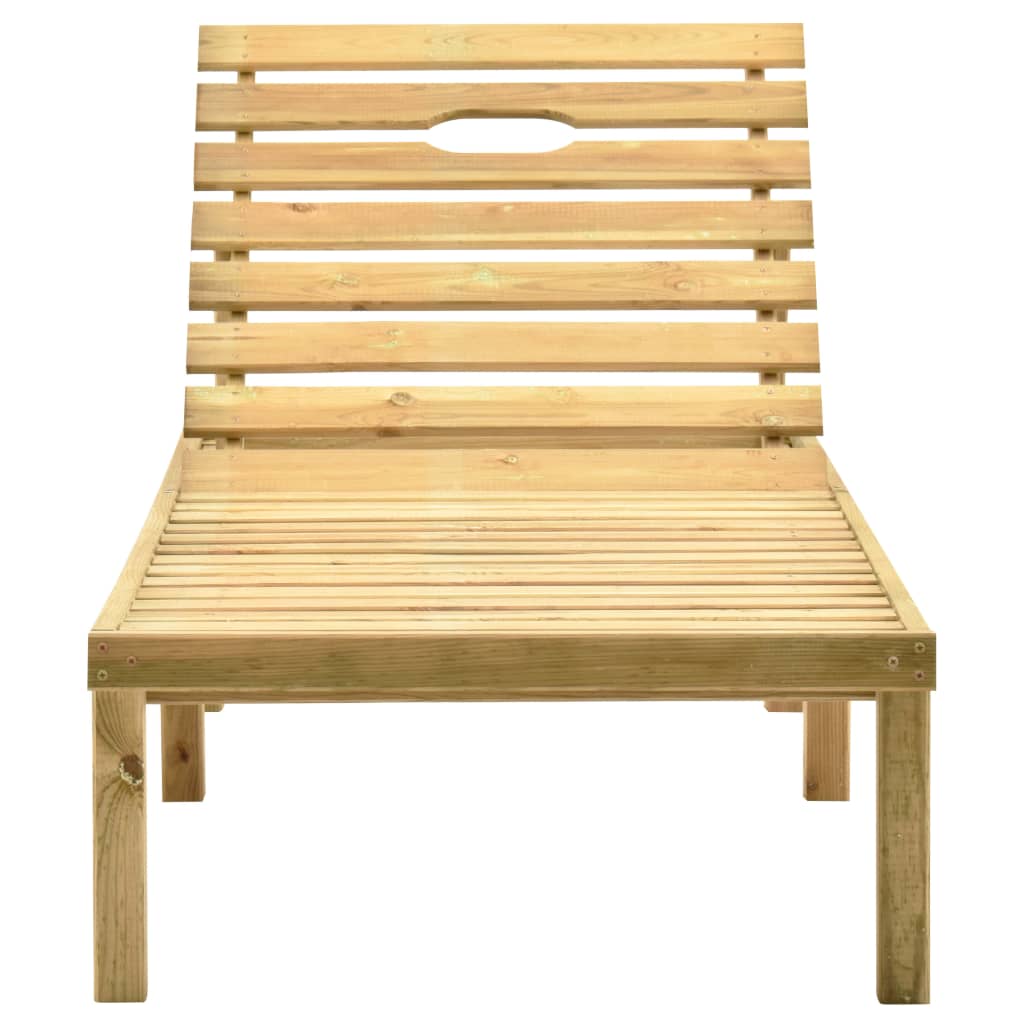 Ligbed met tafeltje en kussen geïmpregneerd grenenhout Ligstoelen | Creëer jouw Trendy Thuis | Gratis bezorgd & Retour | Trendy.nl