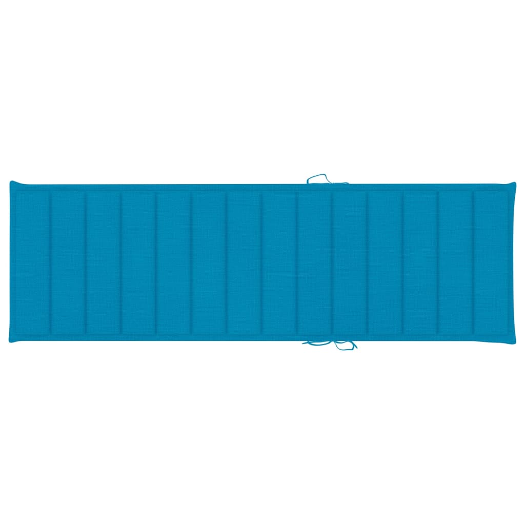 Ligbed met blauw kussen geïmpregneerd grenenhout Ligstoelen | Creëer jouw Trendy Thuis | Gratis bezorgd & Retour | Trendy.nl