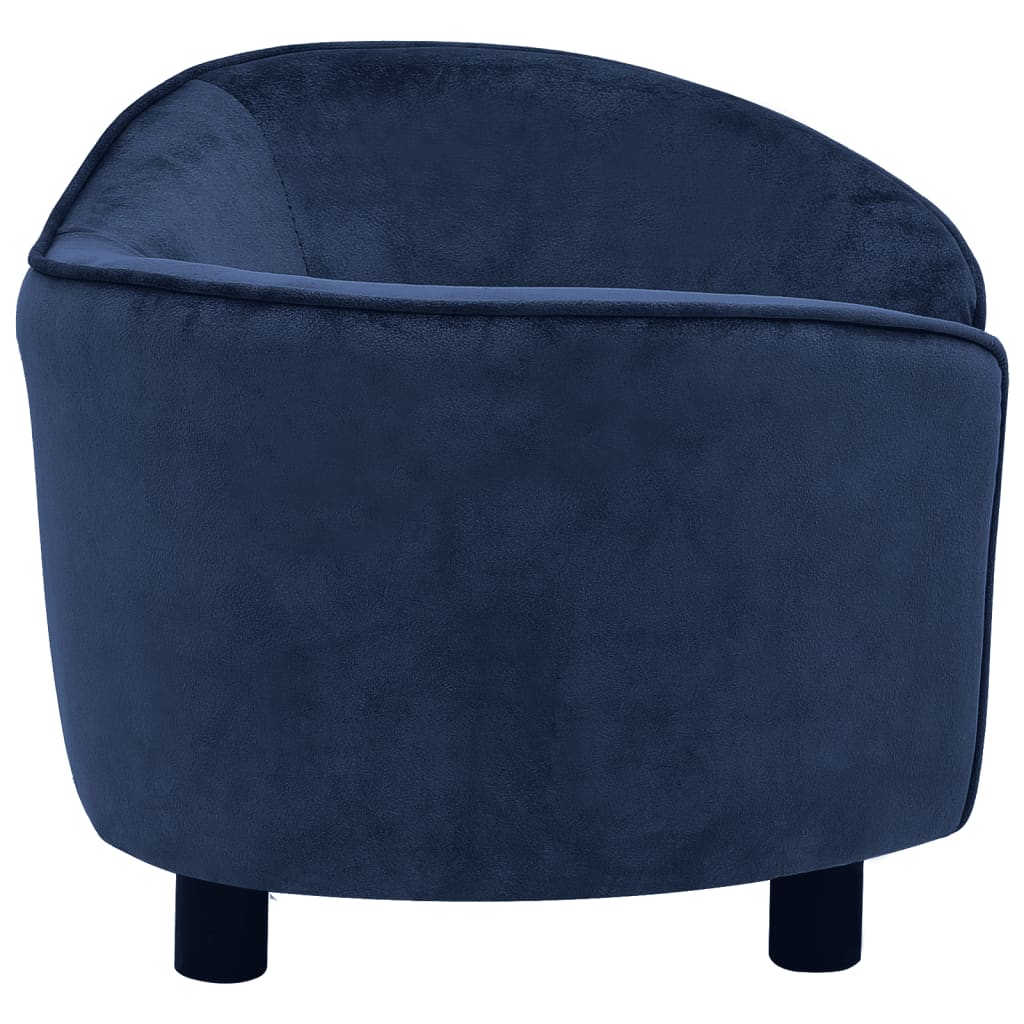 Hondenbank 69x49x40 cm pluche blauw Hondenmanden & -kussens | Creëer jouw Trendy Thuis | Gratis bezorgd & Retour | Trendy.nl