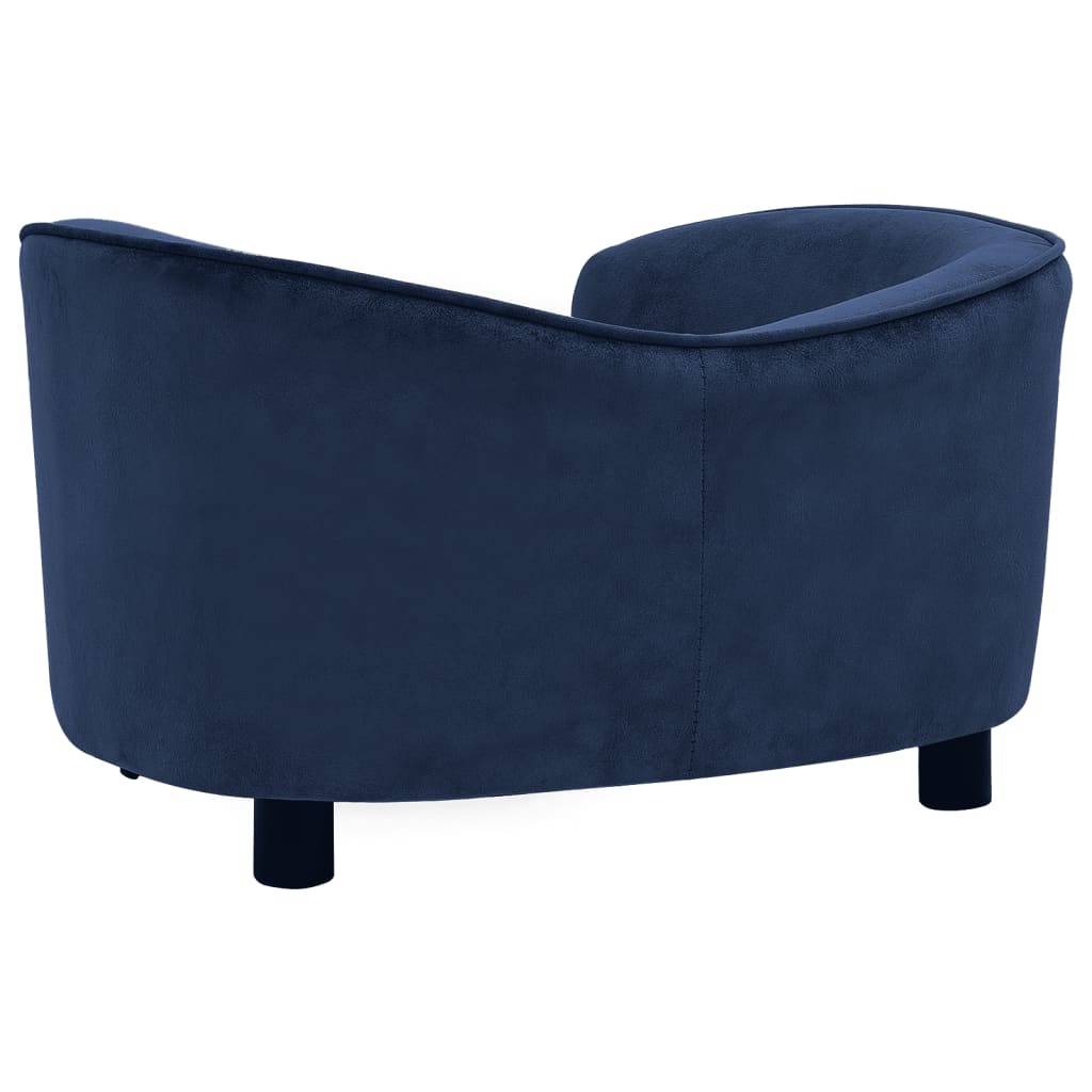 Hondenbank 69x49x40 cm pluche blauw Hondenmanden & -kussens | Creëer jouw Trendy Thuis | Gratis bezorgd & Retour | Trendy.nl