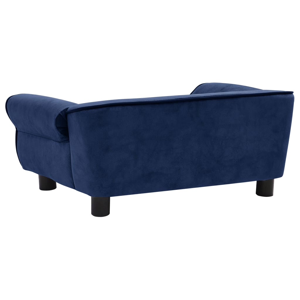 Hondenbank 72x45x30 cm pluche blauw Hondenmanden & -kussens | Creëer jouw Trendy Thuis | Gratis bezorgd & Retour | Trendy.nl