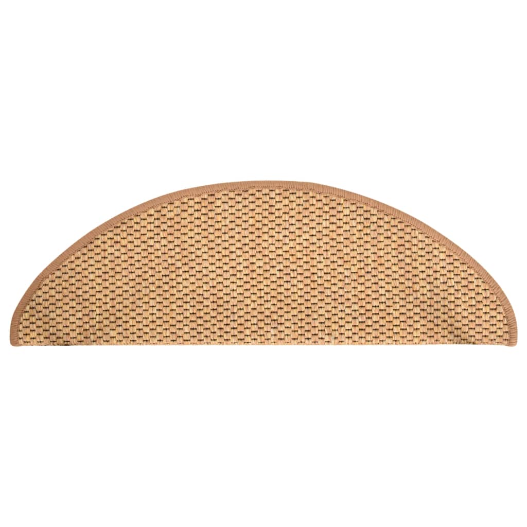 Trapmatten zelfklevend 15 st sisal-look 65x21x4 cm oranje Trapmatten | Creëer jouw Trendy Thuis | Gratis bezorgd & Retour | Trendy.nl