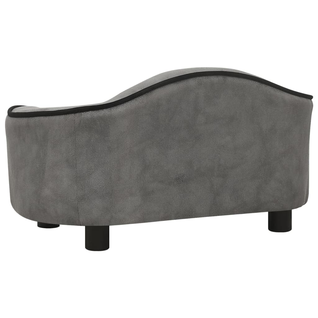 Hondenbank 67x47x36 cm pluche grijs Hondenmanden & -kussens | Creëer jouw Trendy Thuis | Gratis bezorgd & Retour | Trendy.nl