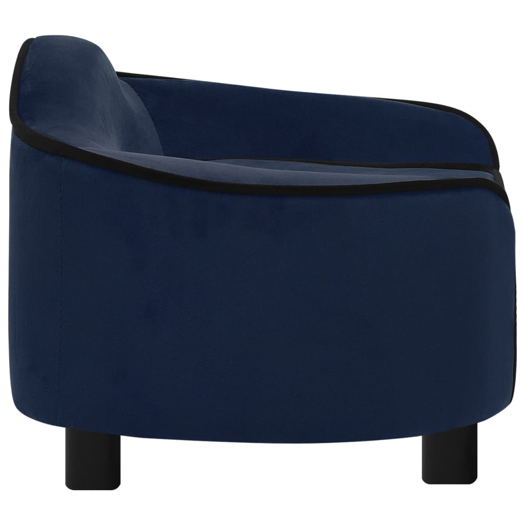 Hondenbank 67x47x36 cm pluche blauw Hondenmanden & -kussens | Creëer jouw Trendy Thuis | Gratis bezorgd & Retour | Trendy.nl