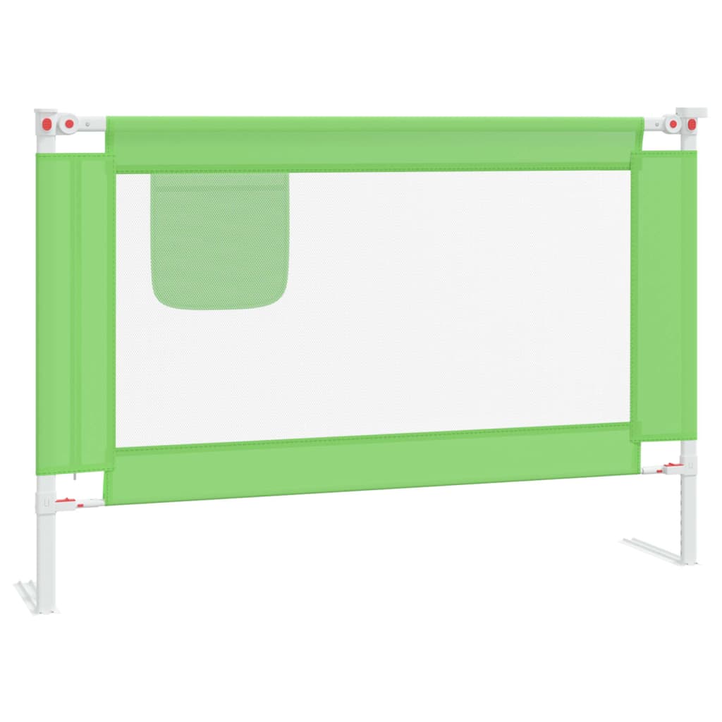 Bedhekje peuter 100x25 cm stof groen Veiligheidsrails voor baby's | Creëer jouw Trendy Thuis | Gratis bezorgd & Retour | Trendy.nl