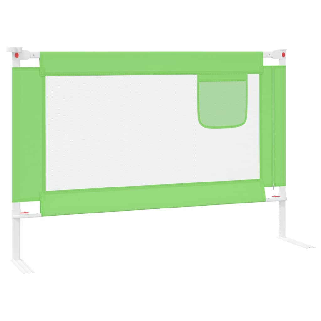 Bedhekje peuter 100x25 cm stof groen Veiligheidsrails voor baby's | Creëer jouw Trendy Thuis | Gratis bezorgd & Retour | Trendy.nl