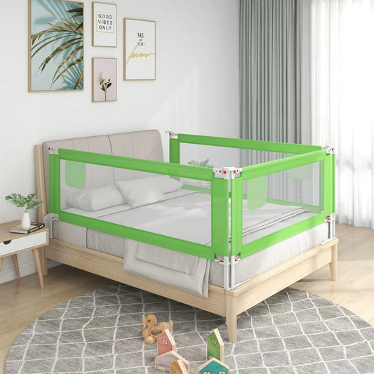 Bedhekje peuter 100x25 cm stof groen Veiligheidsrails voor baby's | Creëer jouw Trendy Thuis | Gratis bezorgd & Retour | Trendy.nl