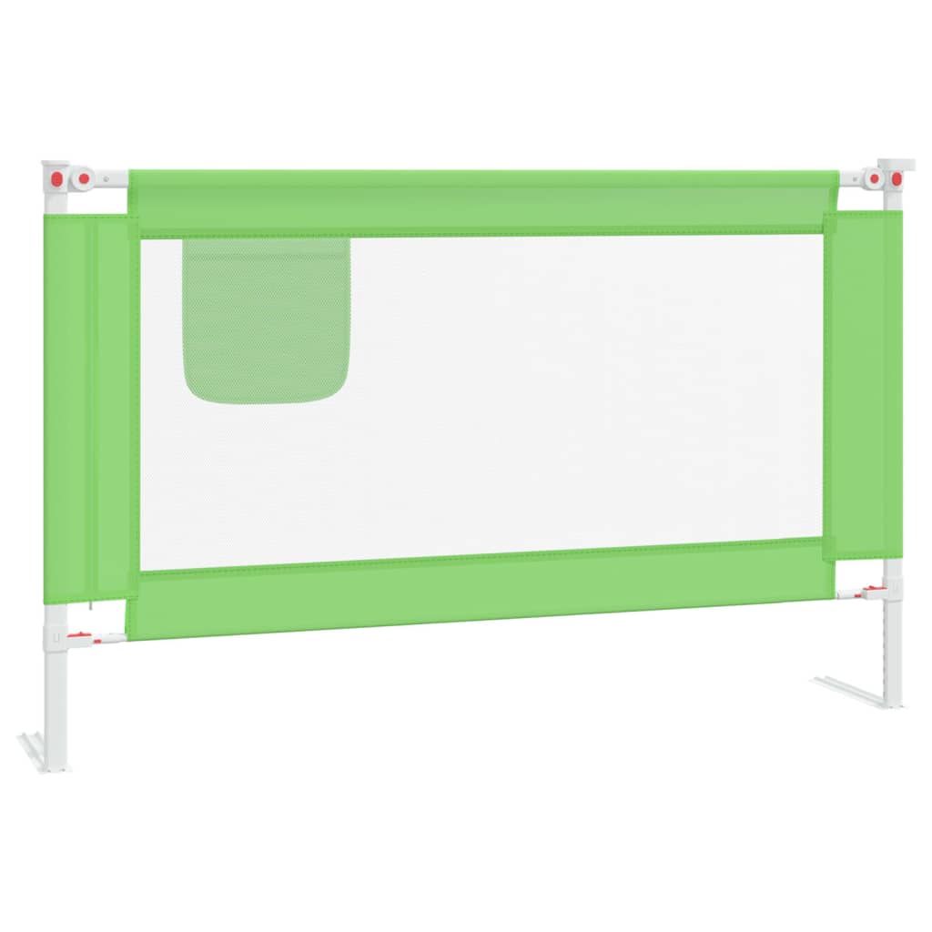 Bedhekje peuter 120x25 cm stof groen Veiligheidsrails voor baby's | Creëer jouw Trendy Thuis | Gratis bezorgd & Retour | Trendy.nl