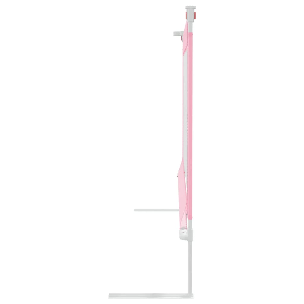 Bedhekje peuter 120x25 cm stof roze Veiligheidsrails voor baby's | Creëer jouw Trendy Thuis | Gratis bezorgd & Retour | Trendy.nl