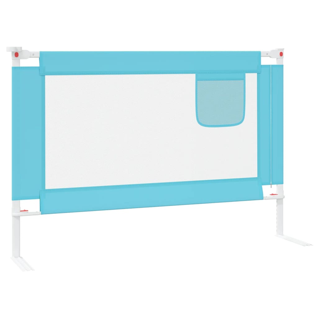 Bedhekje peuter 100x25 cm stof blauw Veiligheidsrails voor baby's | Creëer jouw Trendy Thuis | Gratis bezorgd & Retour | Trendy.nl