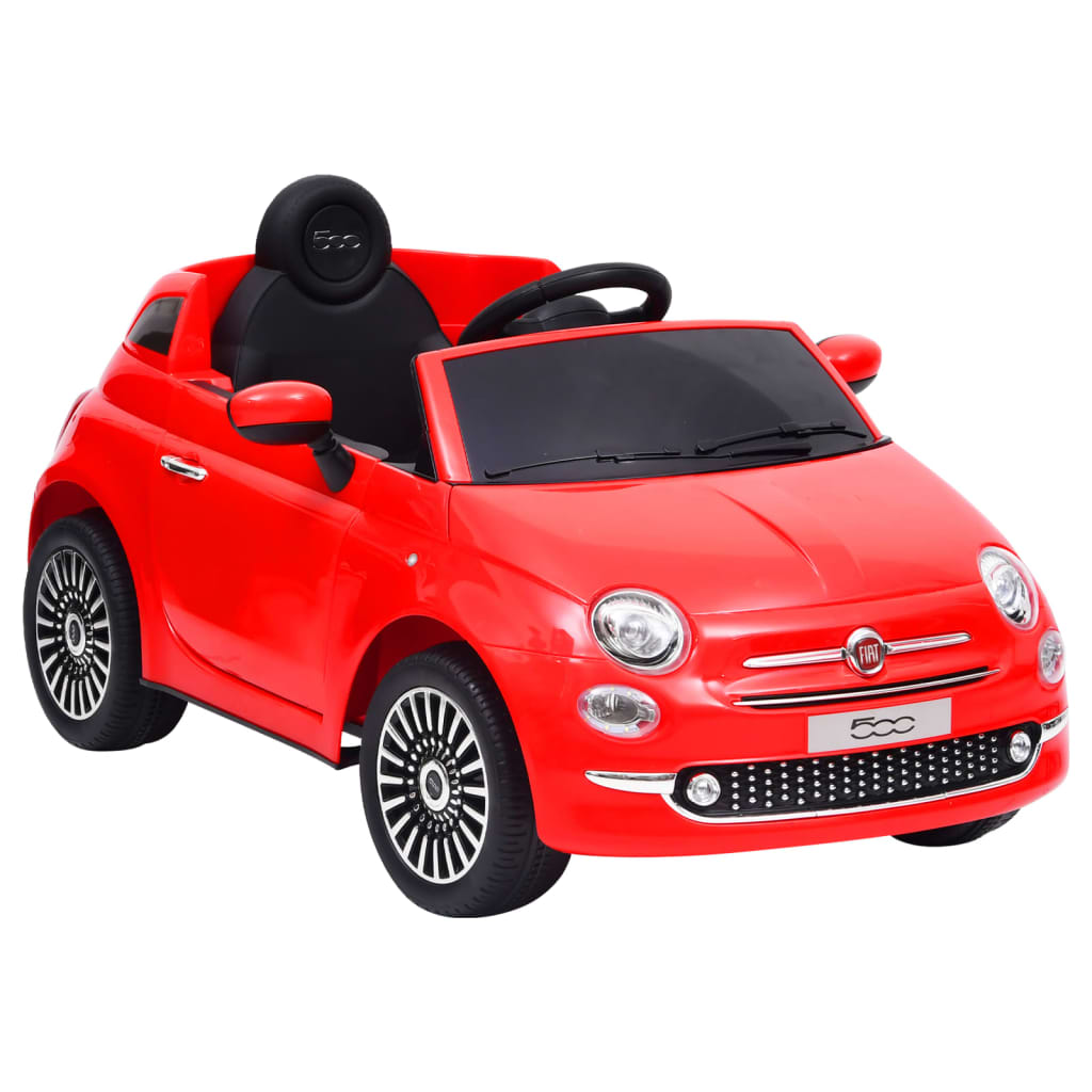 Kinderauto Fiat 500 elektrisch rood Trap- & duwauto's | Creëer jouw Trendy Thuis | Gratis bezorgd & Retour | Trendy.nl