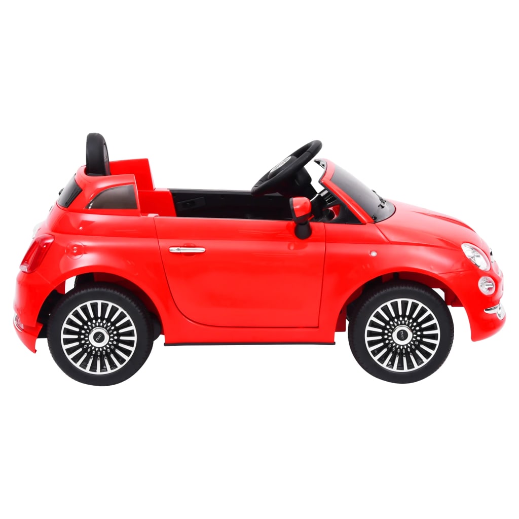 Kinderauto Fiat 500 elektrisch rood Trap- & duwauto's | Creëer jouw Trendy Thuis | Gratis bezorgd & Retour | Trendy.nl