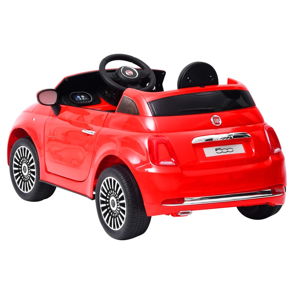 Kinderauto Fiat 500 elektrisch rood Trap- & duwauto's | Creëer jouw Trendy Thuis | Gratis bezorgd & Retour | Trendy.nl