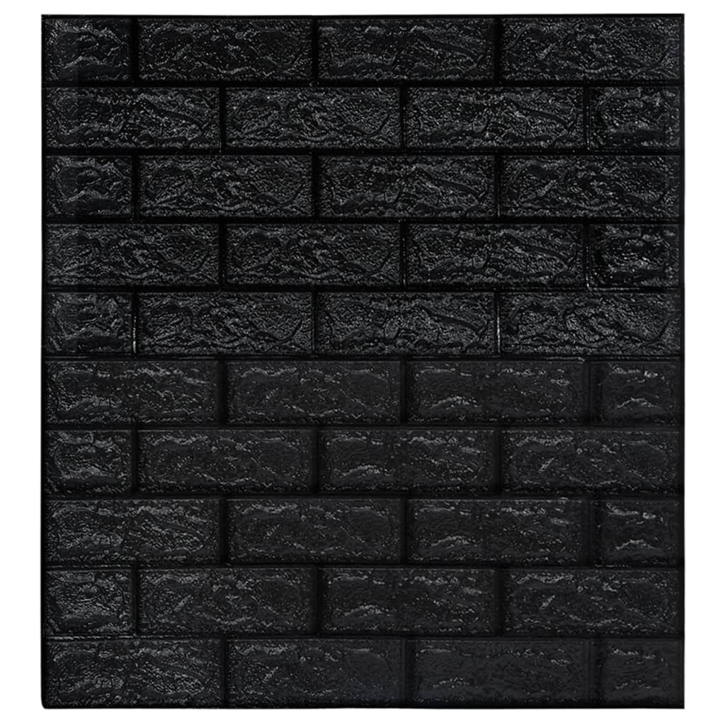 3D-behang zelfklevend 40 st bakstenen zwart Behang | Creëer jouw Trendy Thuis | Gratis bezorgd & Retour | Trendy.nl