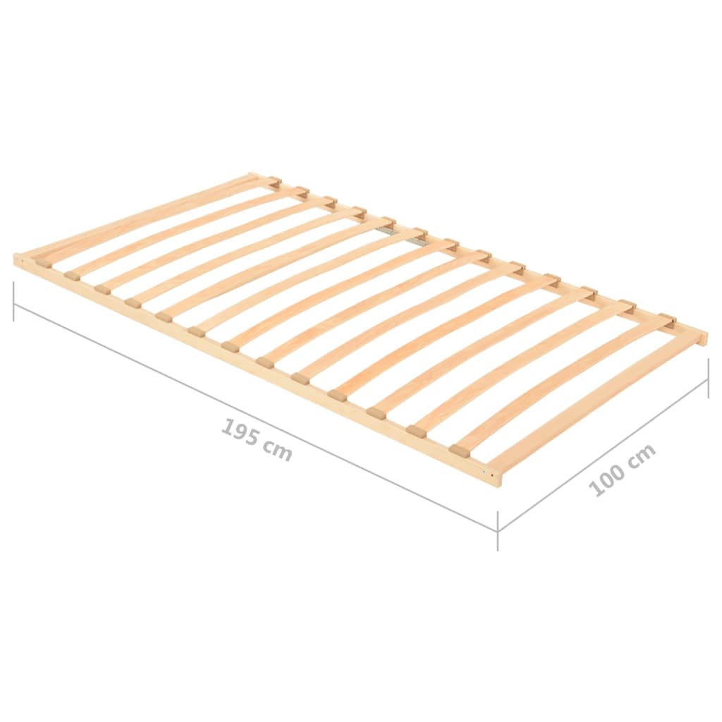 Lattenbodem met 13 latten 100x200 cm Bedden & bedframes | Creëer jouw Trendy Thuis | Gratis bezorgd & Retour | Trendy.nl