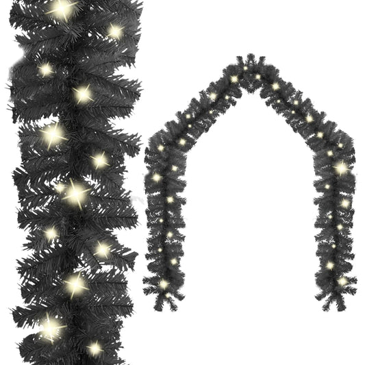 Kerstslinger met LED-lampjes 20 m zwart Kerstverlichting | Creëer jouw Trendy Thuis | Gratis bezorgd & Retour | Trendy.nl