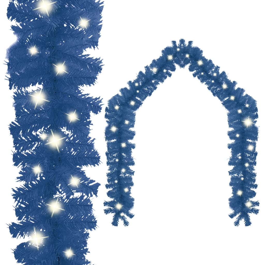 Kerstslinger met LED-lampjes 5 m blauw Kerstverlichting | Creëer jouw Trendy Thuis | Gratis bezorgd & Retour | Trendy.nl