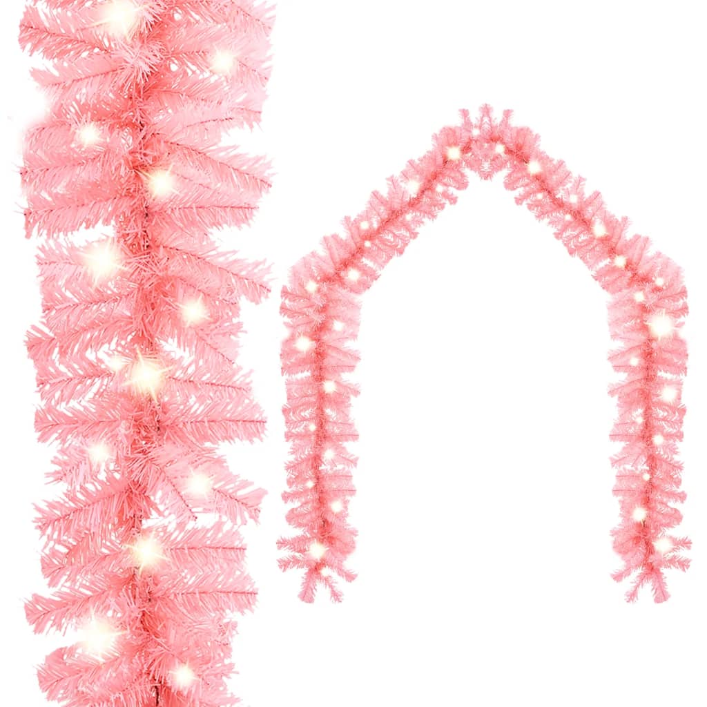 Kerstslinger met LED-lampjes 5 m roze Kerstverlichting | Creëer jouw Trendy Thuis | Gratis bezorgd & Retour | Trendy.nl