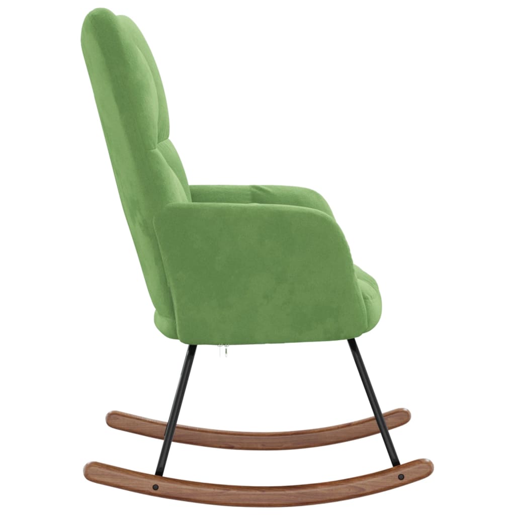 Schommelstoel fluweel lichtgroen Schommelstoelen | Creëer jouw Trendy Thuis | Gratis bezorgd & Retour | Trendy.nl