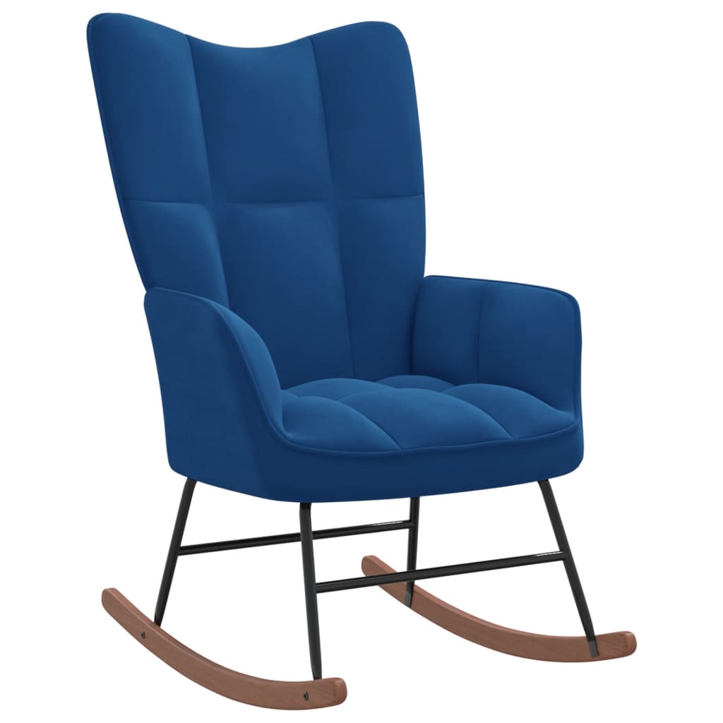 Schommelstoel fluweel blauw Schommelstoelen | Creëer jouw Trendy Thuis | Gratis bezorgd & Retour | Trendy.nl