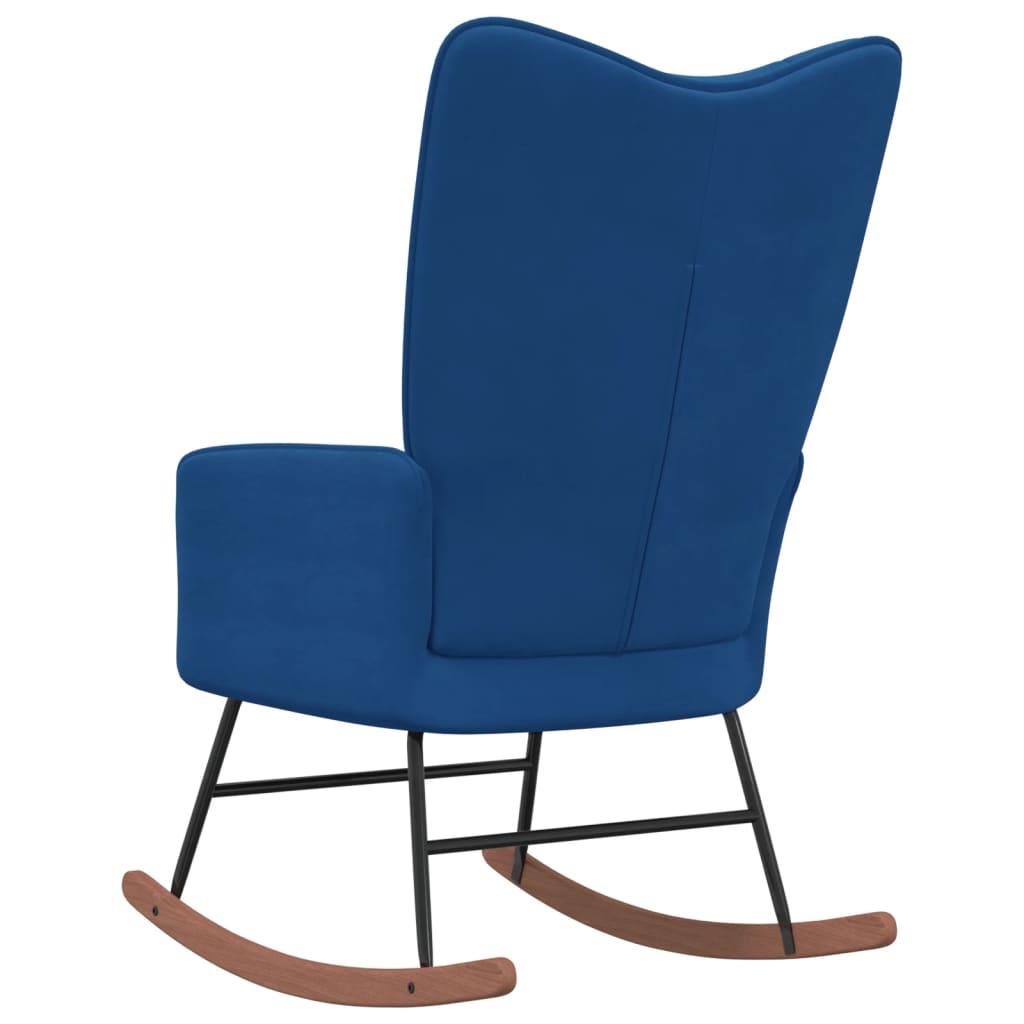 Schommelstoel fluweel blauw Schommelstoelen | Creëer jouw Trendy Thuis | Gratis bezorgd & Retour | Trendy.nl