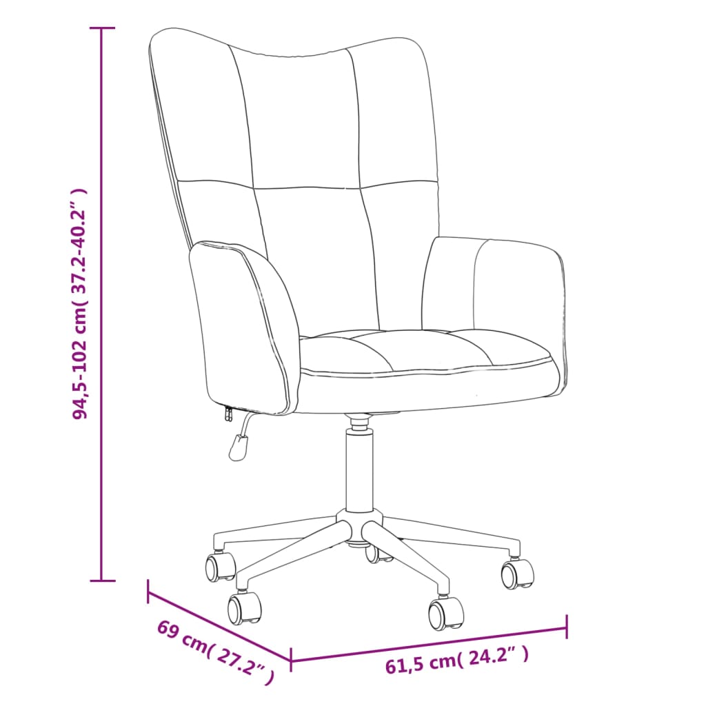 Relaxstoel fluweel donkergrijs Fauteuils & Relaxfauteuils | Creëer jouw Trendy Thuis | Gratis bezorgd & Retour | Trendy.nl