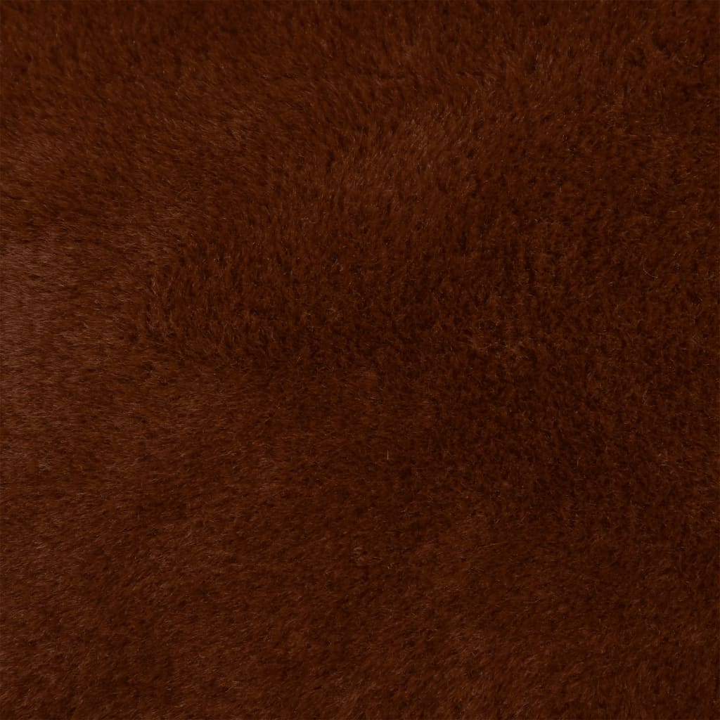 Hondenmand linnen-look 85,5x70x23 cm fleece bruin