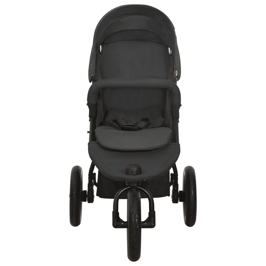 Kinderwagen staal antracietkleurig Wandelwagens | Creëer jouw Trendy Thuis | Gratis bezorgd & Retour | Trendy.nl