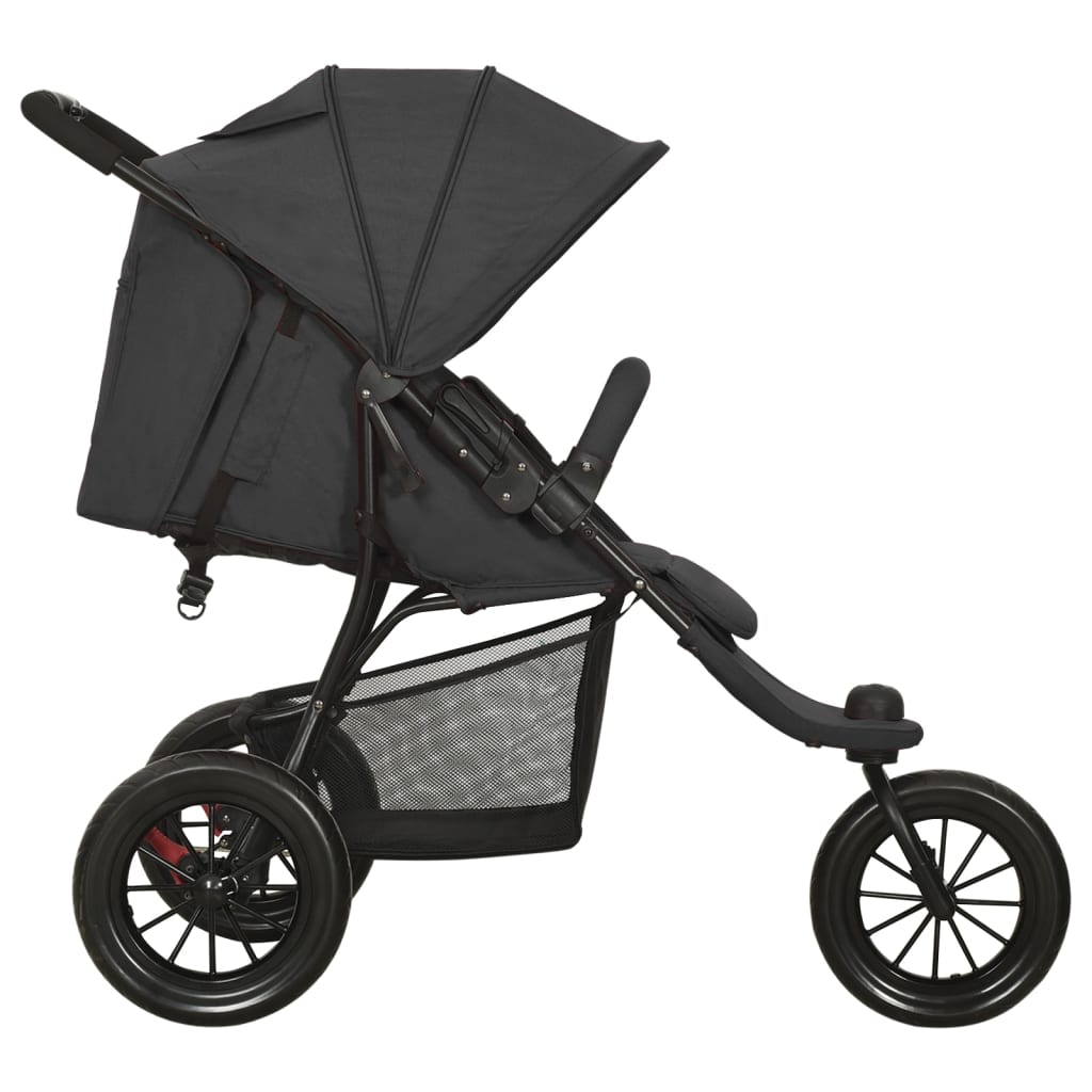 Kinderwagen staal antracietkleurig Wandelwagens | Creëer jouw Trendy Thuis | Gratis bezorgd & Retour | Trendy.nl