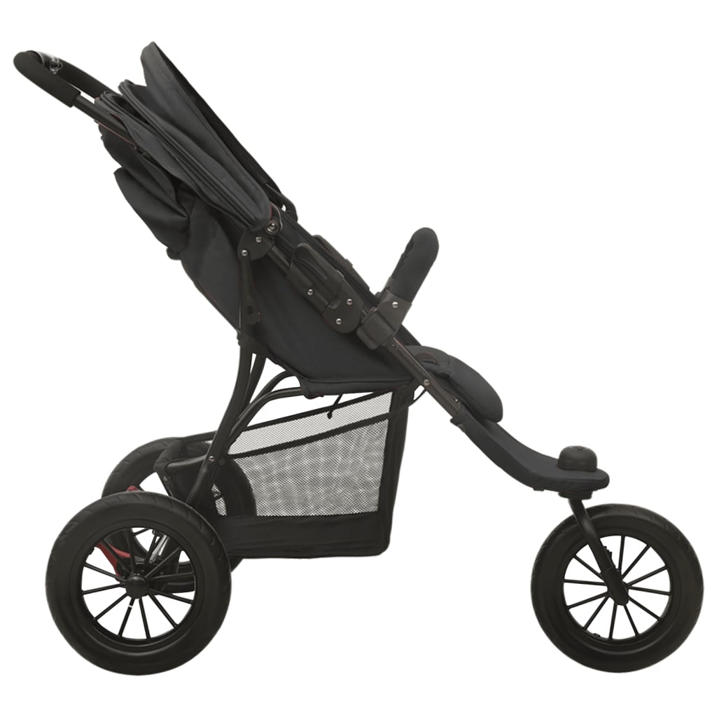 Kinderwagen staal antracietkleurig Wandelwagens | Creëer jouw Trendy Thuis | Gratis bezorgd & Retour | Trendy.nl