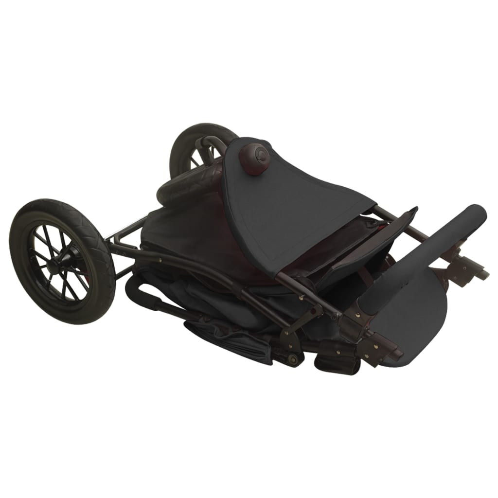 Kinderwagen staal antracietkleurig Wandelwagens | Creëer jouw Trendy Thuis | Gratis bezorgd & Retour | Trendy.nl