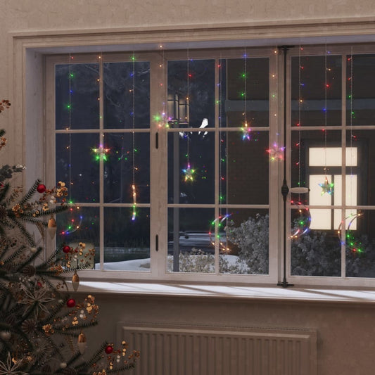 Lichtslinger ster en maan 138 LED's meerkleurig Kerstverlichting | Creëer jouw Trendy Thuis | Gratis bezorgd & Retour | Trendy.nl