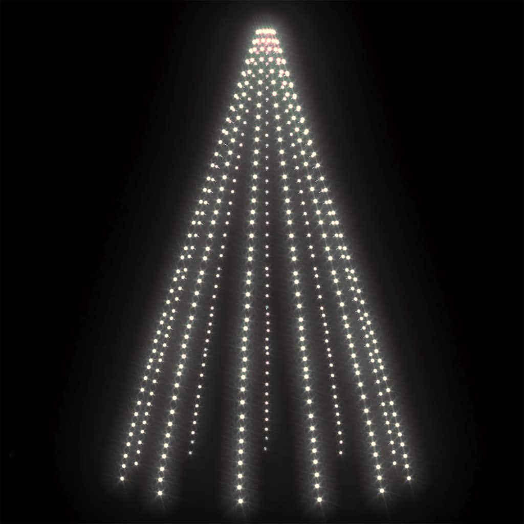 Kerstboomverlichting met 500 LED's koudwit binnen/buiten 500 cm