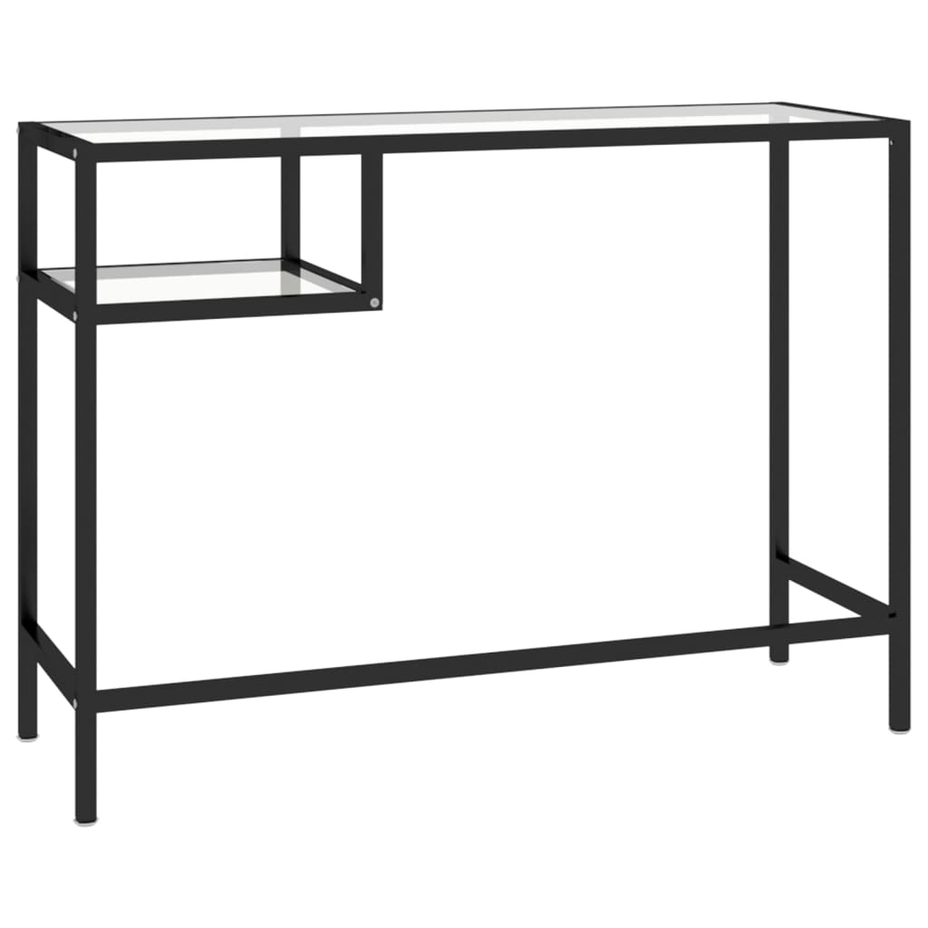 Computerbureau 100x36x74 cm glas transparant Bureaus | Creëer jouw Trendy Thuis | Gratis bezorgd & Retour | Trendy.nl