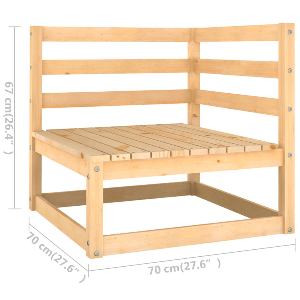 14-delige Loungeset massief grenenhout Tuinsets | Creëer jouw Trendy Thuis | Gratis bezorgd & Retour | Trendy.nl