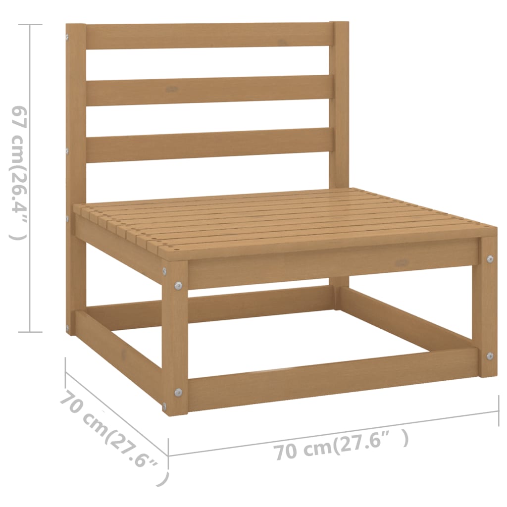 13-delige Loungeset met kussens massief grenenhout Tuinsets | Creëer jouw Trendy Thuis | Gratis bezorgd & Retour | Trendy.nl