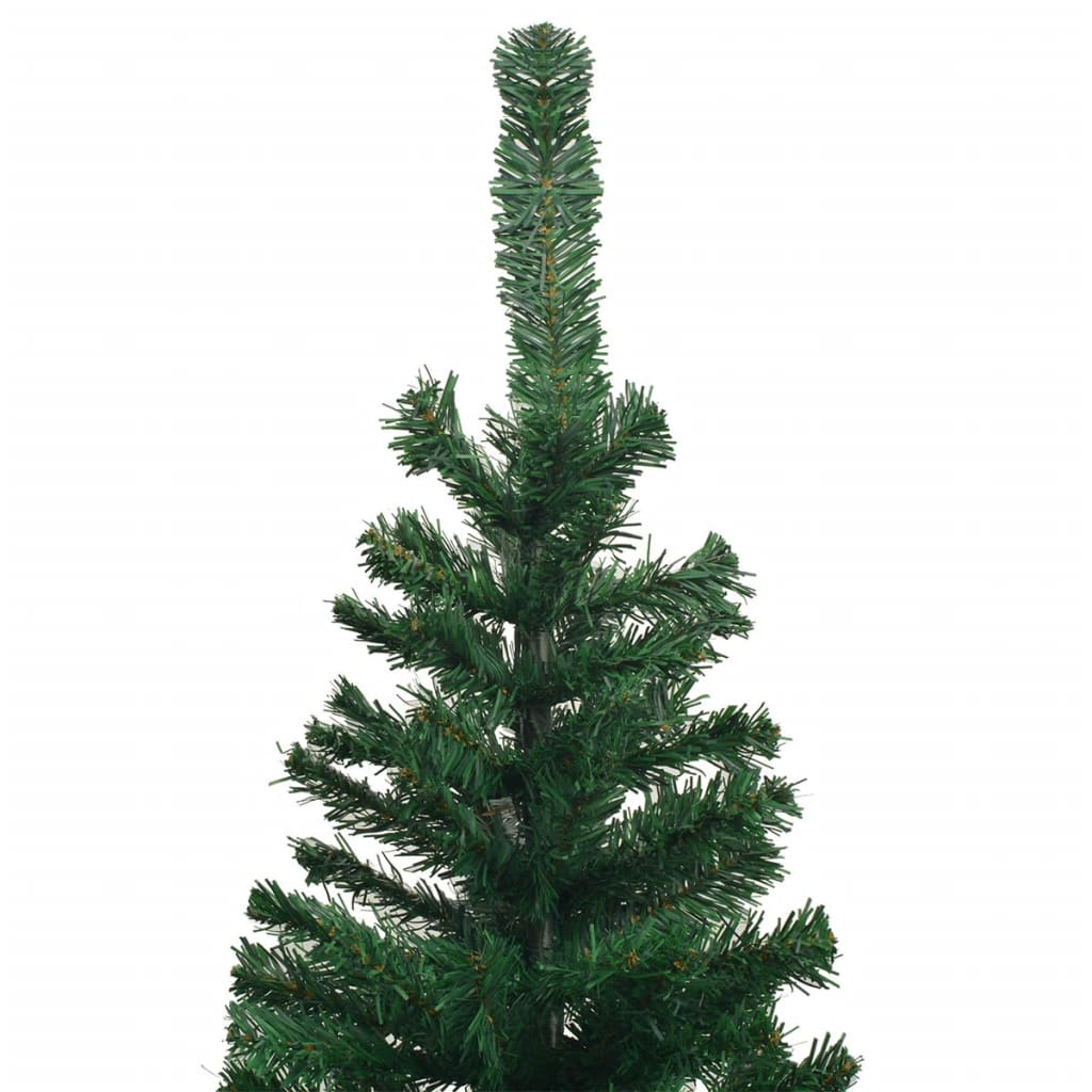 Kunstkerstboom met verlichting en kerstballen L 240 cm groen Kerstbomen | Creëer jouw Trendy Thuis | Gratis bezorgd & Retour | Trendy.nl