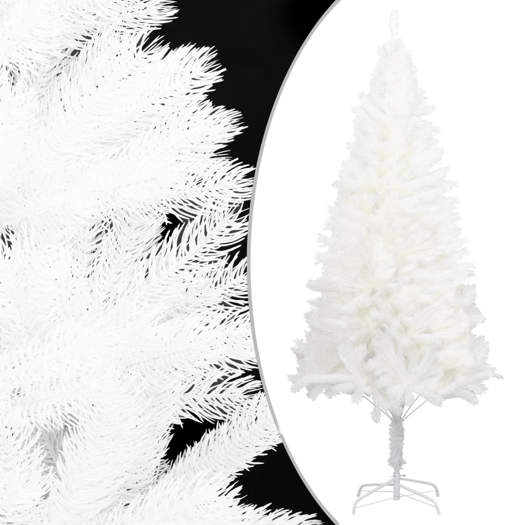 Kunstkerstboom met verlichting en kerstballen 150 cm PVC wit Kerstbomen | Creëer jouw Trendy Thuis | Gratis bezorgd & Retour | Trendy.nl