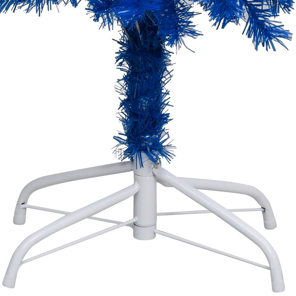 Kunstkerstboom met verlichting en kerstballen 240 cm PVC blauw Kerstbomen | Creëer jouw Trendy Thuis | Gratis bezorgd & Retour | Trendy.nl