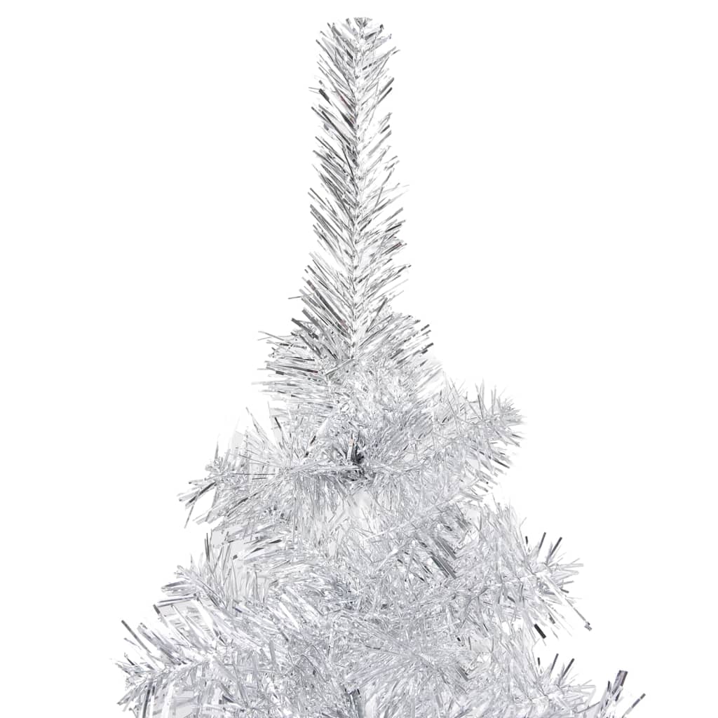 Kunstkerstboom met verlichting en kerstballen 240 cm PET zilver Kerstbomen | Creëer jouw Trendy Thuis | Gratis bezorgd & Retour | Trendy.nl