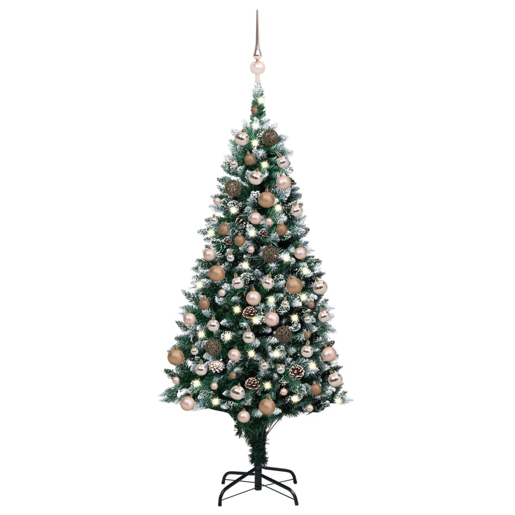 Kunstkerstboom met verlichting kerstballen dennenappels 180 c5 Kerstbomen | Creëer jouw Trendy Thuis | Gratis bezorgd & Retour | Trendy.nl