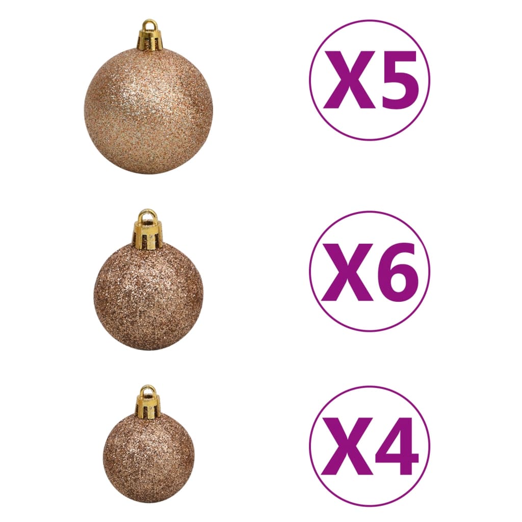 Kunstkerstboom met verlichting kerstballen dennenappels 180 c5 Kerstbomen | Creëer jouw Trendy Thuis | Gratis bezorgd & Retour | Trendy.nl