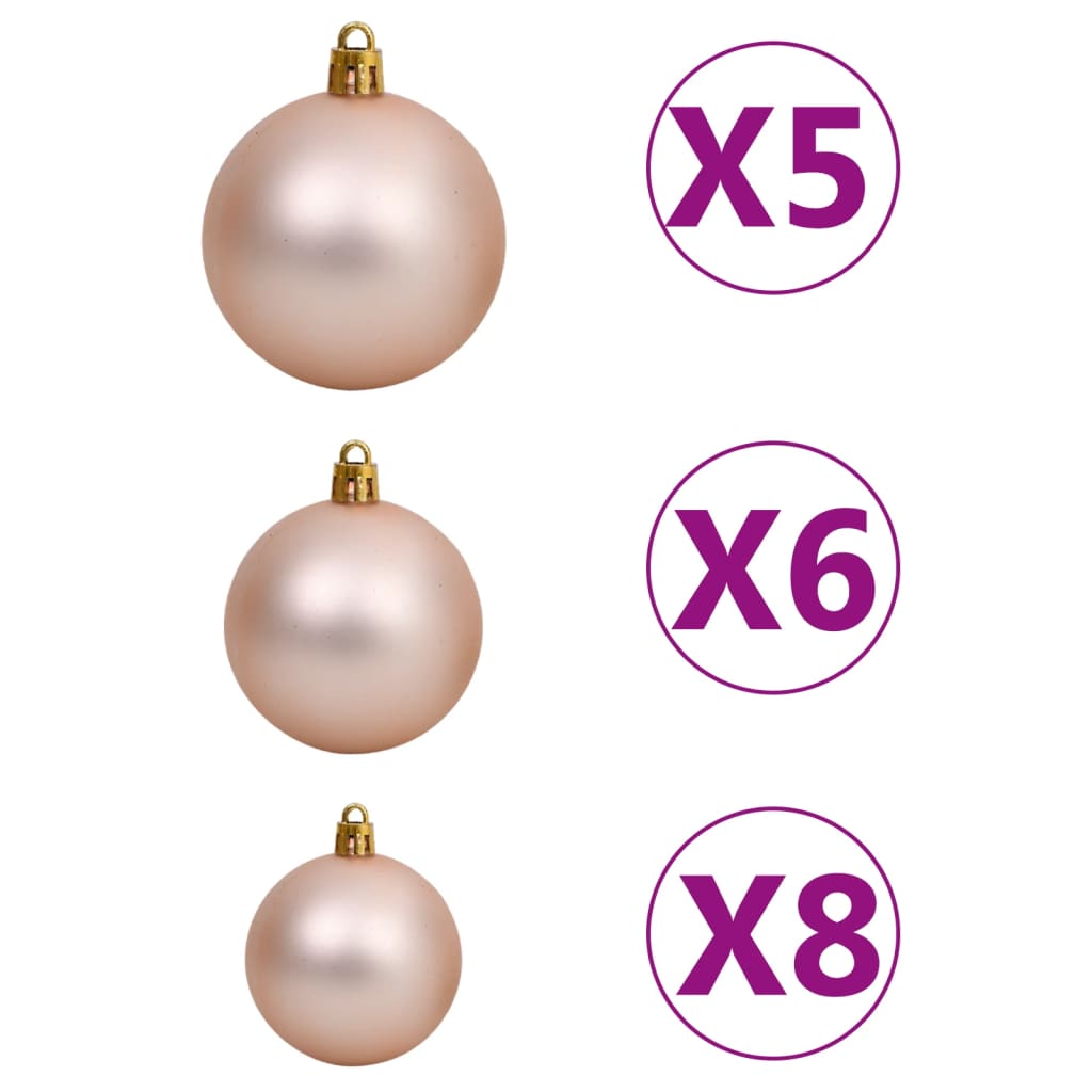 Kunstkerstboom met verlichting kerstballen dennenappels 180 c5 Kerstbomen | Creëer jouw Trendy Thuis | Gratis bezorgd & Retour | Trendy.nl