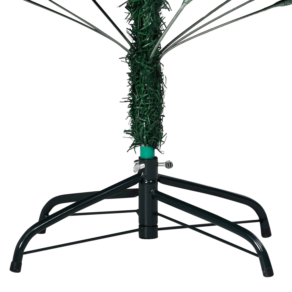 Kunstkerstboom met verlichting en kerstballen 210 cm PVC groen Kerstbomen | Creëer jouw Trendy Thuis | Gratis bezorgd & Retour | Trendy.nl