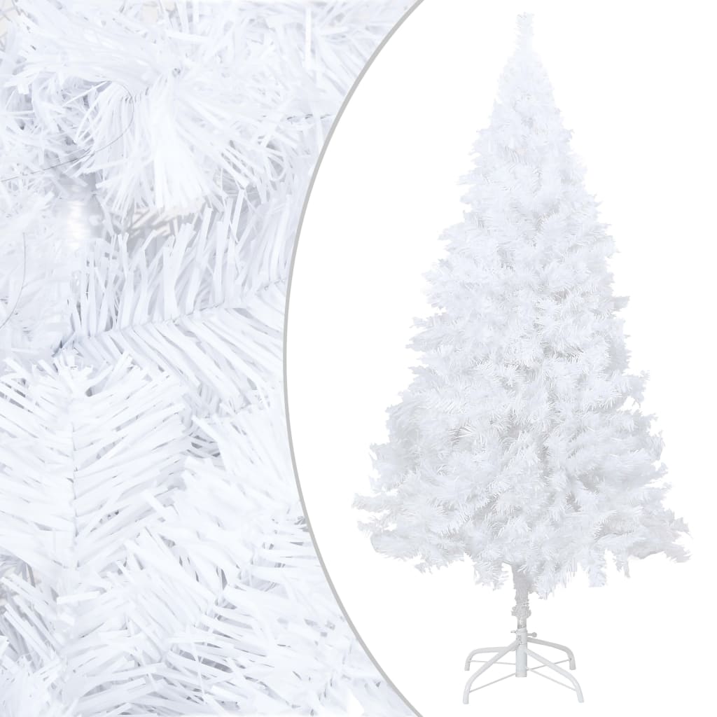 Kunstkerstboom met verlichting en kerstballen 210 cm PVC wit Kerstbomen | Creëer jouw Trendy Thuis | Gratis bezorgd & Retour | Trendy.nl