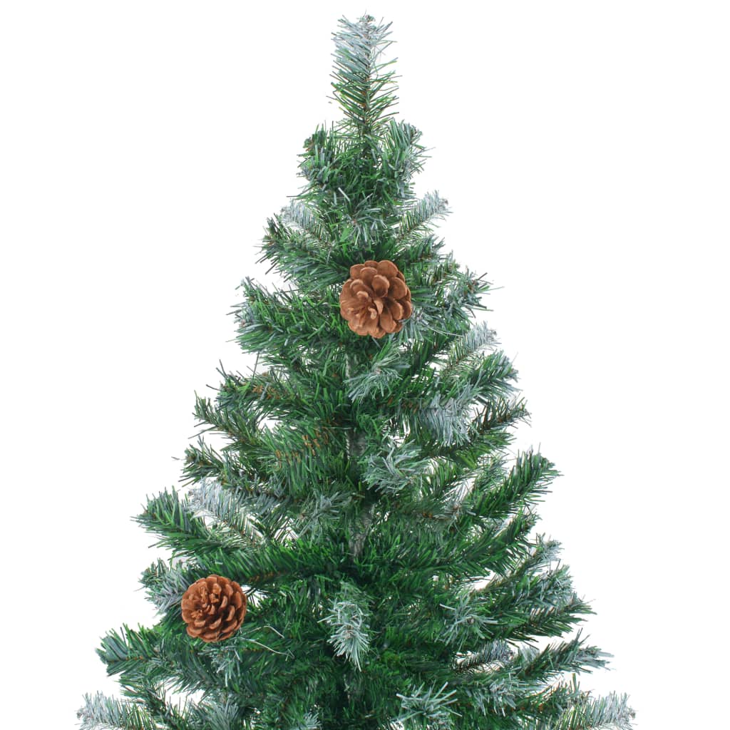 Kunstkerstboom met verlichting kerstballen dennenappels 210 cm Kerstbomen | Creëer jouw Trendy Thuis | Gratis bezorgd & Retour | Trendy.nl