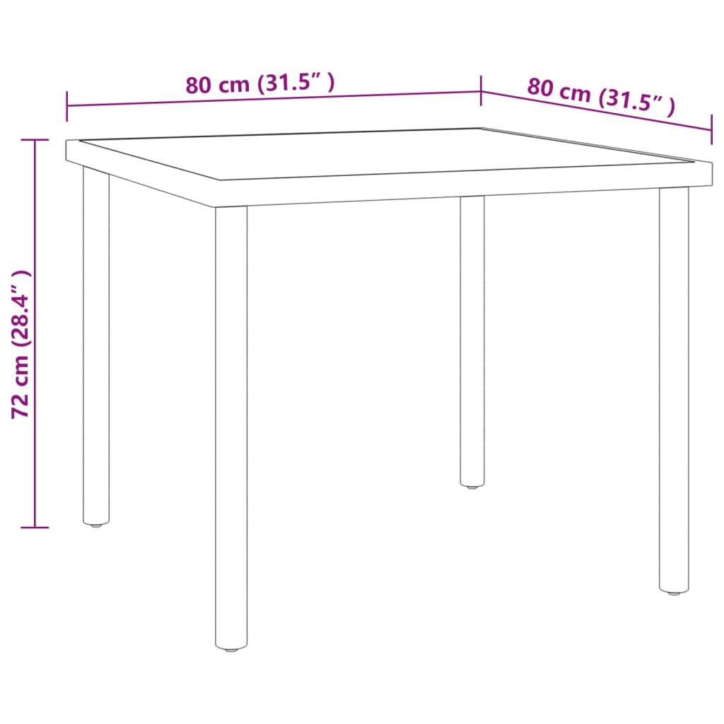 3-delige Tuinset staal Tuinsets | Creëer jouw Trendy Thuis | Gratis bezorgd & Retour | Trendy.nl